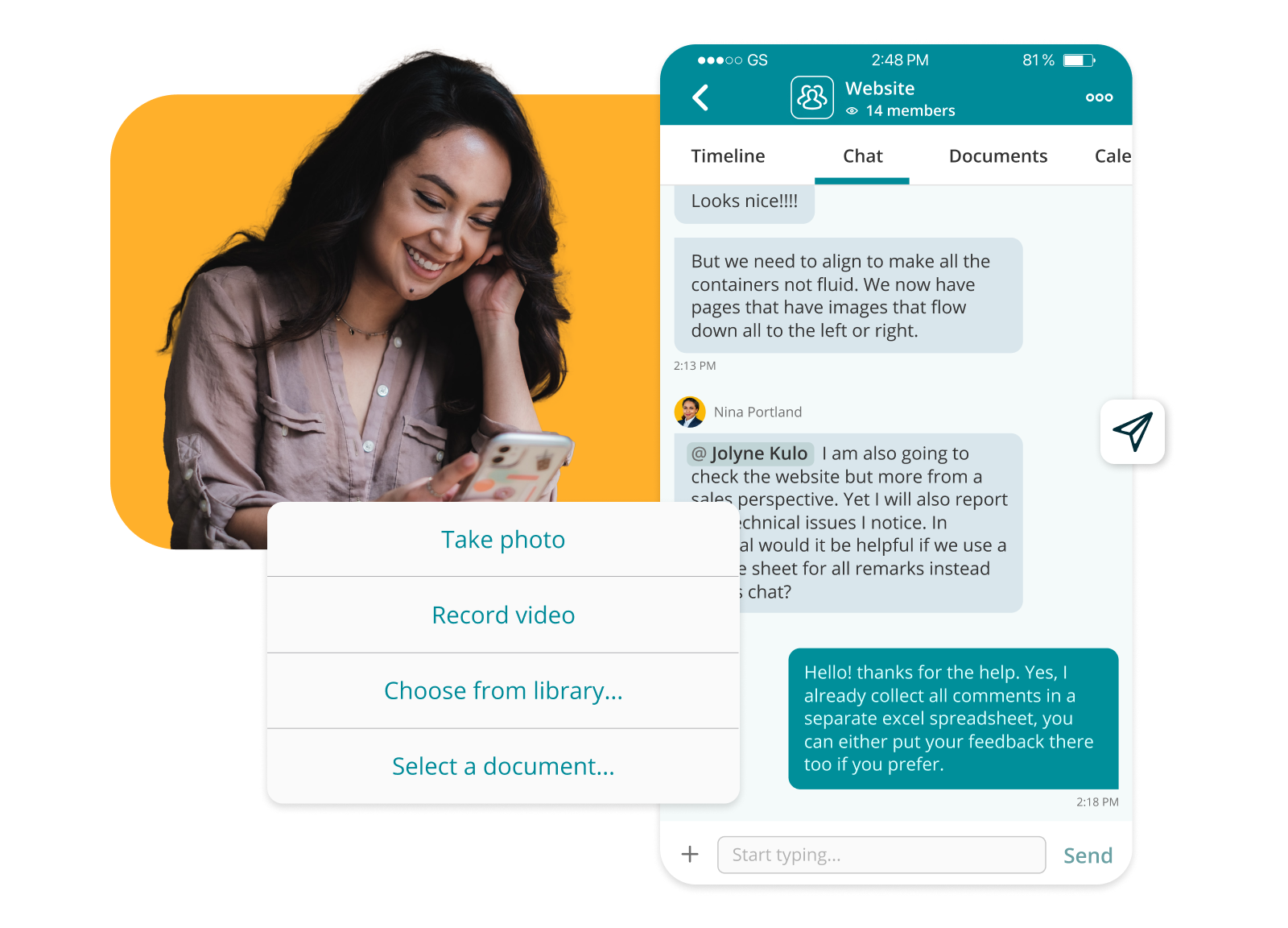 01. Solutions - Employee app - header (animation)